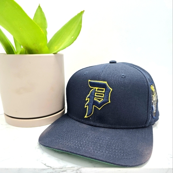 Primitive Other - Primitive × Marvel | Wolverine embroidered logo navy snapback hat | unisex